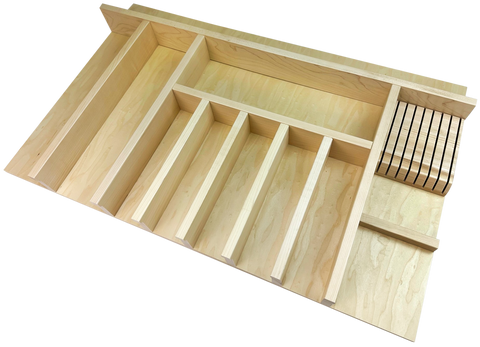 Fraser - Flatware w/ Steak Knife Block: Wide Width