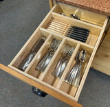 Fresno - Flatware w/ Steak Knife Block: Narrow Width