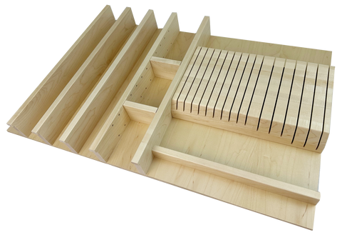 HURST - Cooking Utensil & 16 Slot Knife Storage: Wide Width