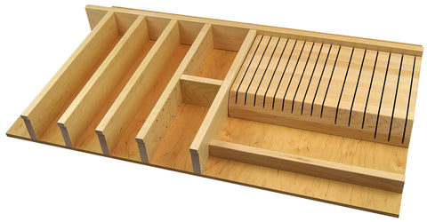 JUSTICE - Cooking Utensil & 16 Slot Knife Storage: Wide Width