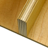 Baltic birch divider detail