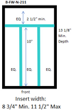 BRECKENRIDGE - Flatware: Narrow Width & Narrow Depth