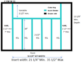 CLINTON - Flatware: Wide Width & Narrow Depth