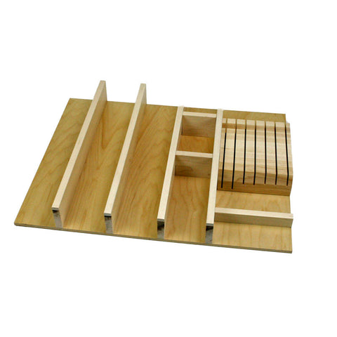 HELENA - Cooking Utensil & 7 Slot Knife Storage: Medium Width