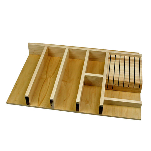 JENNINGS - Cooking Utensil & 7 Slot Knife Storage: Medium Width