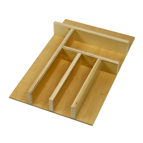 Custom economy narrow silverware (flatware) drawer organizer