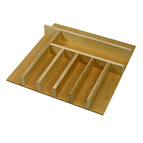 Custom economy standard silverware (flatware) drawer organizer