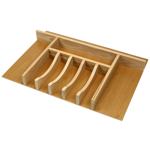 Custom premium wide silverware (flatware) drawer organizer