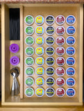 K Cup Storage Inserts, 4 Width Sizes.