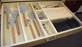 HOT SPRINGS - Cooking Utensil & 16 Slot Knife Storage: Medium Width