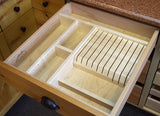 JOHNS CREEK - Cooking Utensil & 10 Slot Knife Storage: Narrow Width