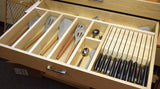 JONESBORO -Cooking Utensil & 10 Slot Knife Storage: Wide Width