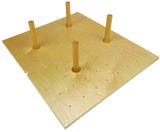 Medium Peg Board (PS-02)  Interior Drawer Dimension Range: Width 24 3/8" - 30 5/16", Depth 15 1/4" - 21 5/16", Minimum Height clearance 6 5/8".