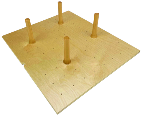 Small Peg Board (PS-01)  Interior Drawer Dimension Range: Width 15 1/4" - 24 5/16", Depth 15 1/4" - 21 5/16", Minimum Height Clearance 6 5/8".