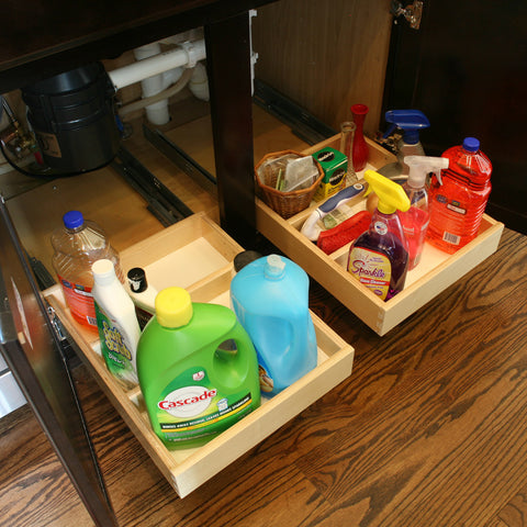 3 Pack) Pull Out Under Sink Organizers