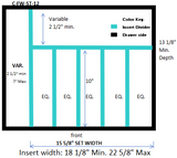 CLEARWATER - Flatware: Medium Width & Narrow Depth