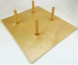 Small Peg Board (PS-01)  Interior Drawer Dimension Range: Width 15 1/4" - 24 5/16", Depth 15 1/4" - 21 5/16", Minimum Height Clearance 6 5/8".