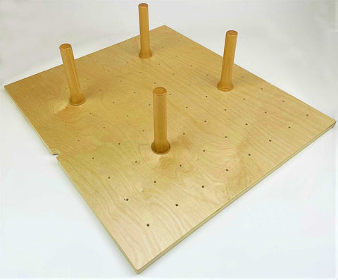 Wooden Peg Board with Pegs